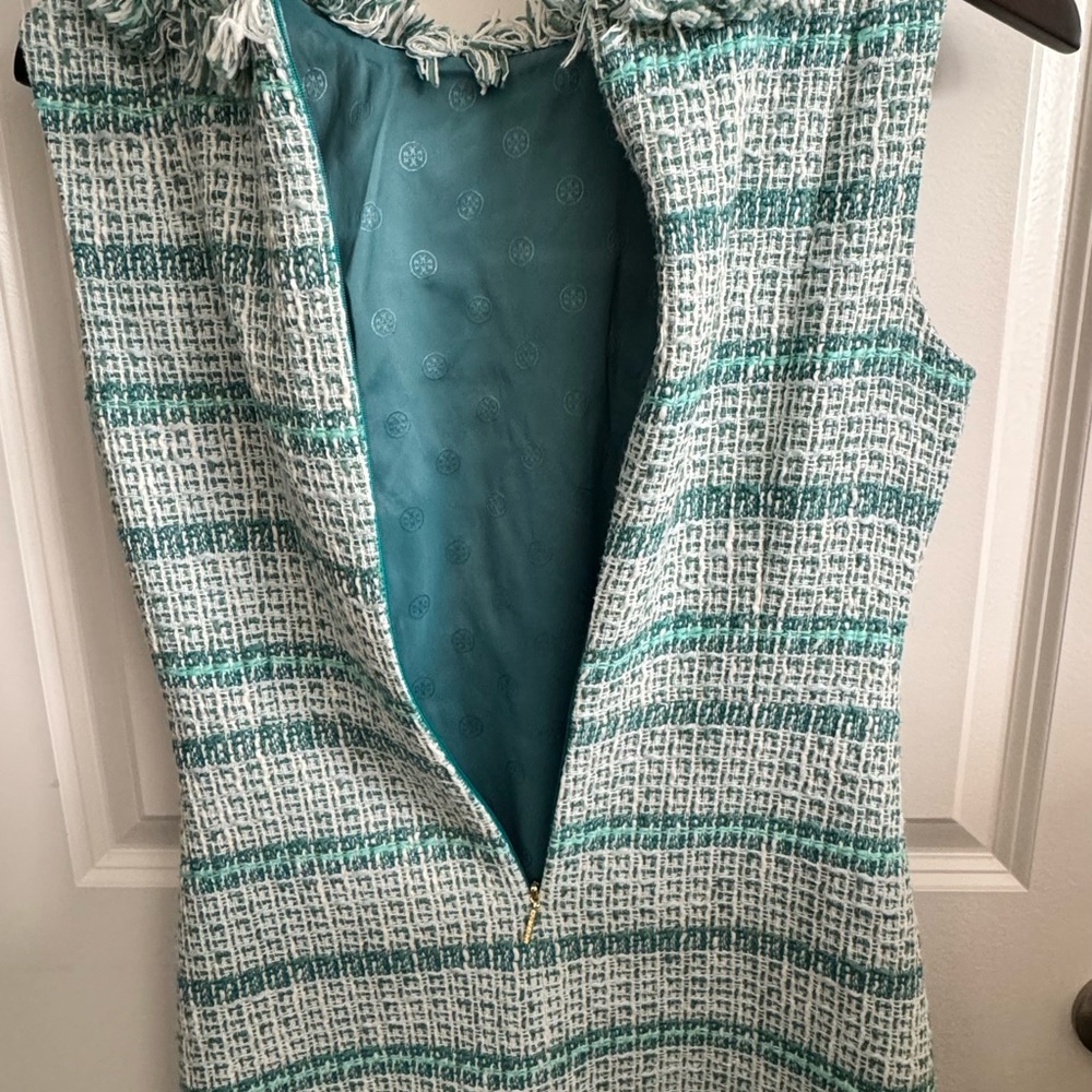 Tory Burch Curtis Tweed Dress Size 2 - Picture 4 of 16
